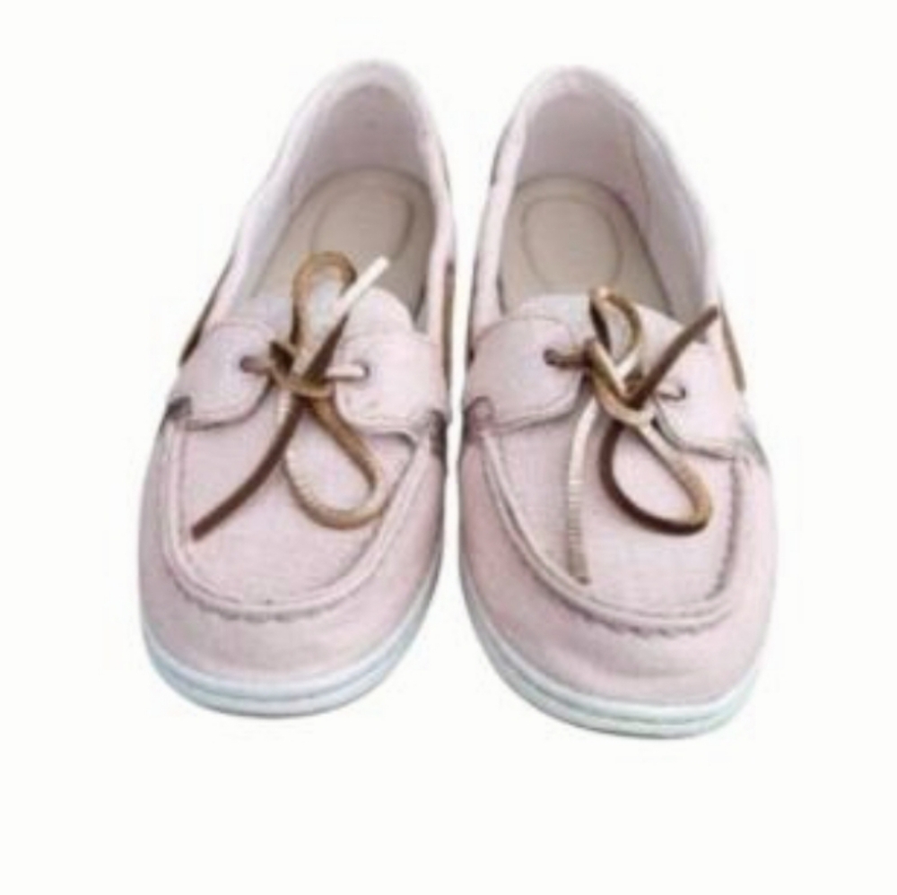 Sperry Topsider Starfish Rose Pink Boat Slip On Casual Sun Loafer Shoe Women 9.5 - Picture 4 of 14
